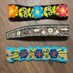 Peruvian Embroidered Headbands
